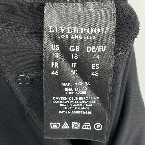 LIVERPOOL The Legging Black Maternity Belly Band Jeggings Pants Size 14 / 32 - Picture 8 of 9